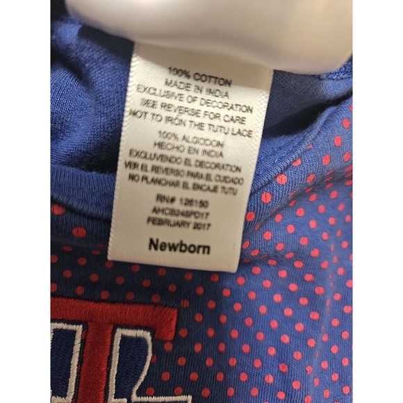 TWO FEET AHEAD Louisiana Tech Bulldogs NCAA Girls Newborn Infant Tutu Bodysuit - Picture 5 of 7